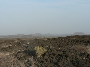 Volcanic cones near Barantu, NW of Dabbahu volcano