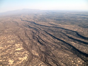 Looking NNW from the eastern flank of the Dabbahu rift segment